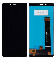 LCD дисплей для Nokia 1 Plus в сборе с тачскрином Черный