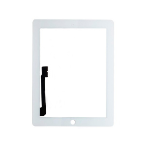 Тачскрин для Apple iPad 3/4 без кнопки Home, White (Original)
