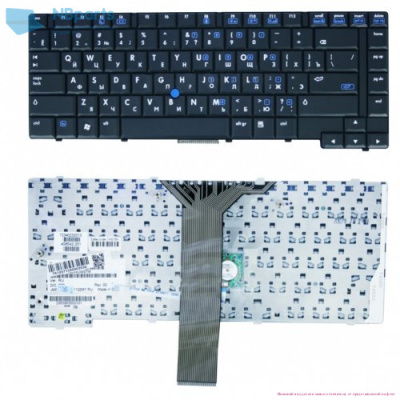 Клавиатура для ноутбука HP Compaq NC4400, чёрная,Trackpoint, RU
