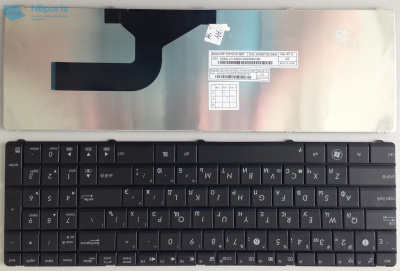 Клавиатура для ноутбука ASUS N53 X54, чёрная, RU