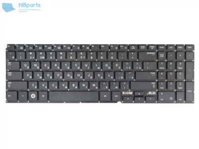 Клавиатура для ноутбука Samsung NP700Z5A, 700Z5A, чёрная, с подсветкой, RU
