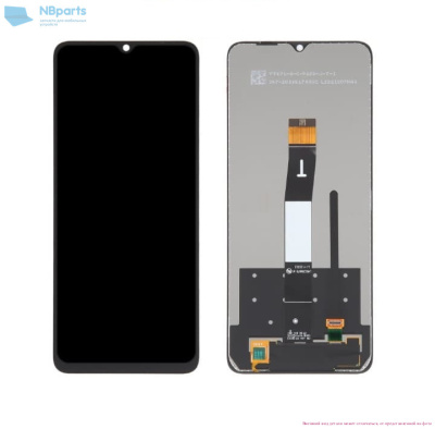 LCD дисплей для Xiaomi Redmi 12C, Poco C50 в сборе с тачскрином (черный)