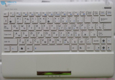 Верхняя часть корпуса (Palmrest) Asus EeePC X101H, белый, RU