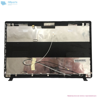 Крышка матрицы Asus X53 чёрная, без рамки