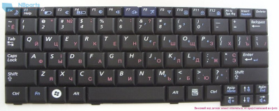 Клавиатура для ноутбука Samsung NC10, ND10, NC20, чёрная, RU