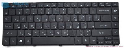 Клавиатура для ноутбука Gateway NV49C, чёрная, RU