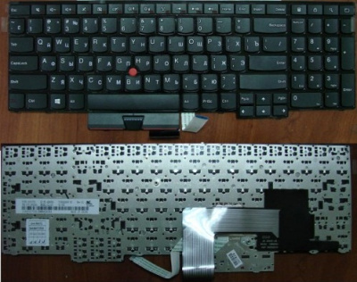 Клавиатура для ноутбука Lenovo ThinkPad Edge E530, чёрная, с рамкой, RU 