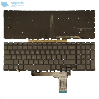 Клавиатура для ноутбука HP Victus 16-D, 16-E, чёрная, с подсветкой RU