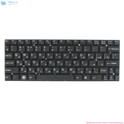 Клавиатура для ноутбука Sony SVT11, чёрная, RU