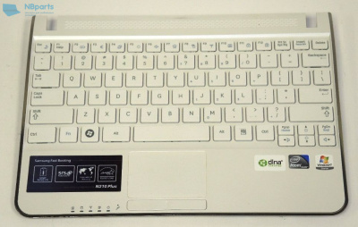 Верхняя часть корпуса (Palmrest) Samsung  N220 белый
