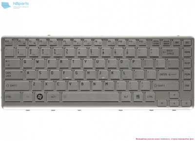 Клавиатура для ноутбука Toshiba Satellite T230, T235, серебро, RU